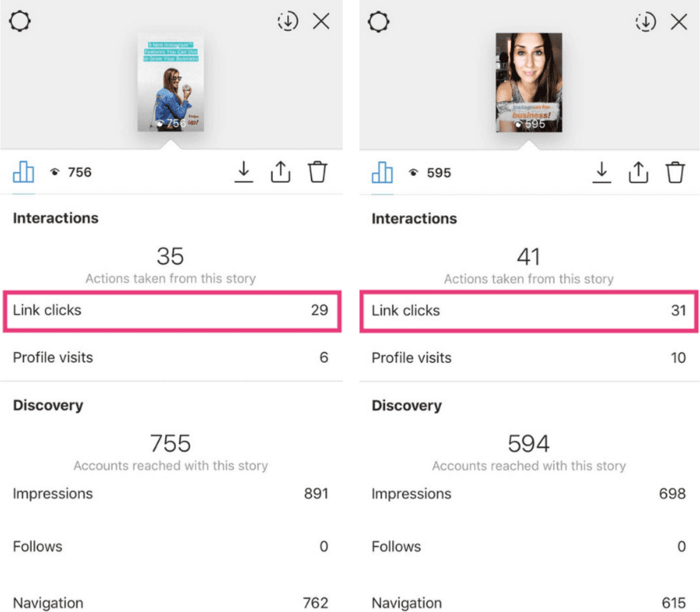 instagram story insights