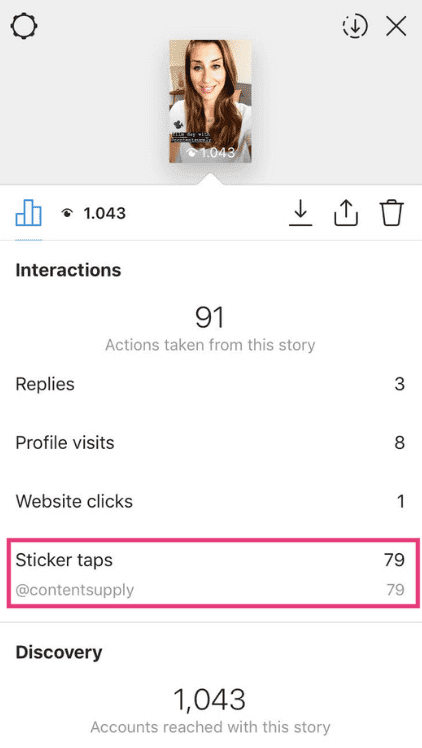 instagram story insights