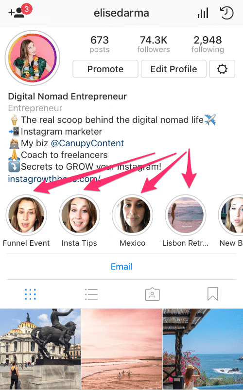 5 ways to boost your business with Instagram Story Highlights - Elise Darma