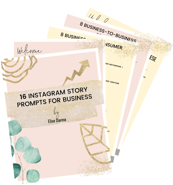 free instagram story prompts for business