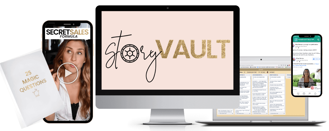Story vault mockup what is inside