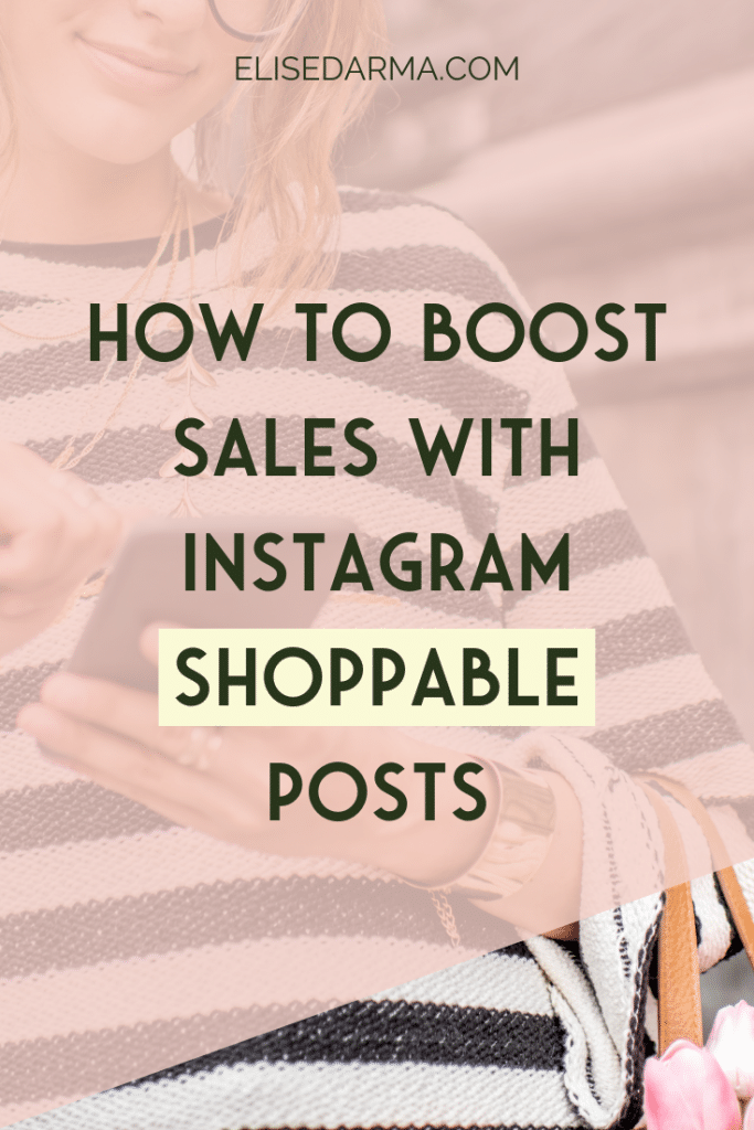 how to make instagram posts shoppable