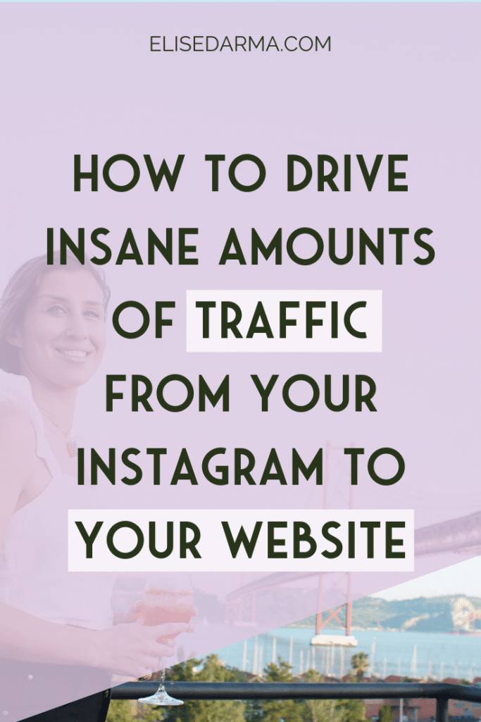 how to drive traffic from your instagram